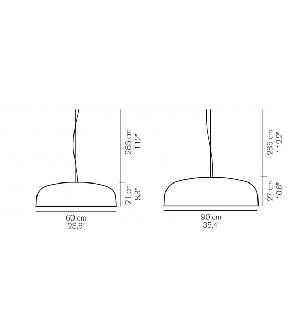 Canopy Oluce Lampada a Sospensione