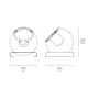 The Globe Oluce Lampe de Table
