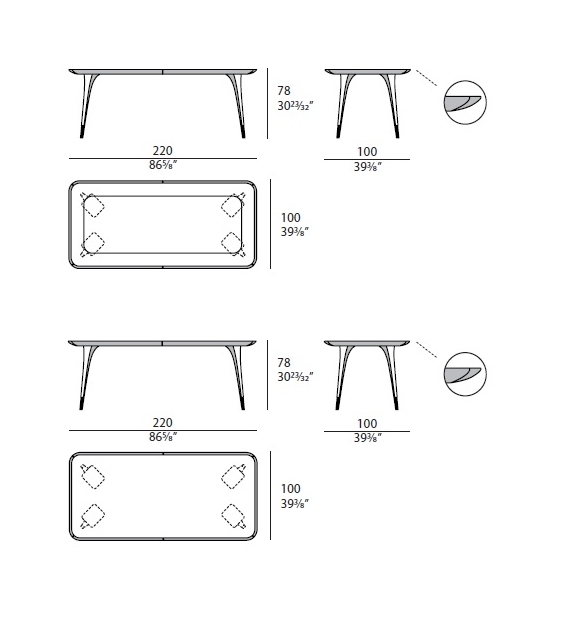 Melting Light Turri Table