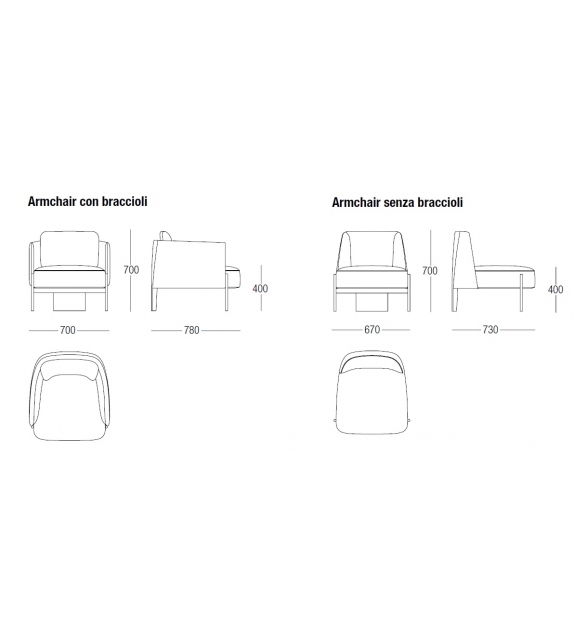 Virgin Armchair MisuraEmme