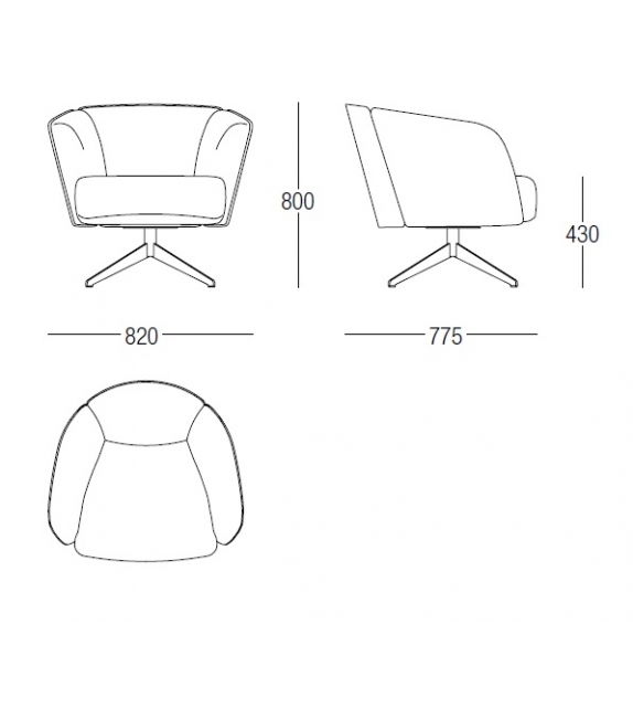 Violetta Armchair MisuraEmme