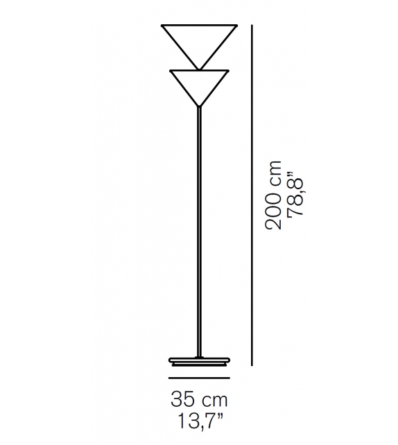 Amanita Lampadaire Oluce