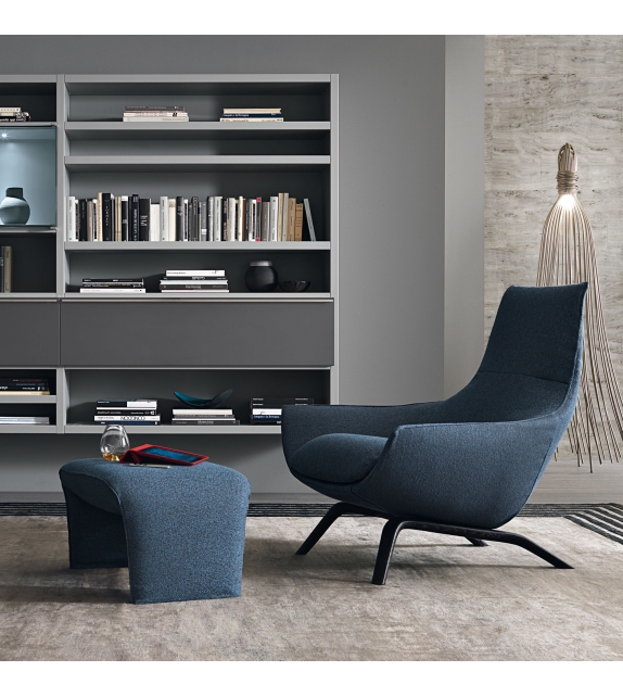 Ermes MisuraEmme Poltrona con Base in Legno