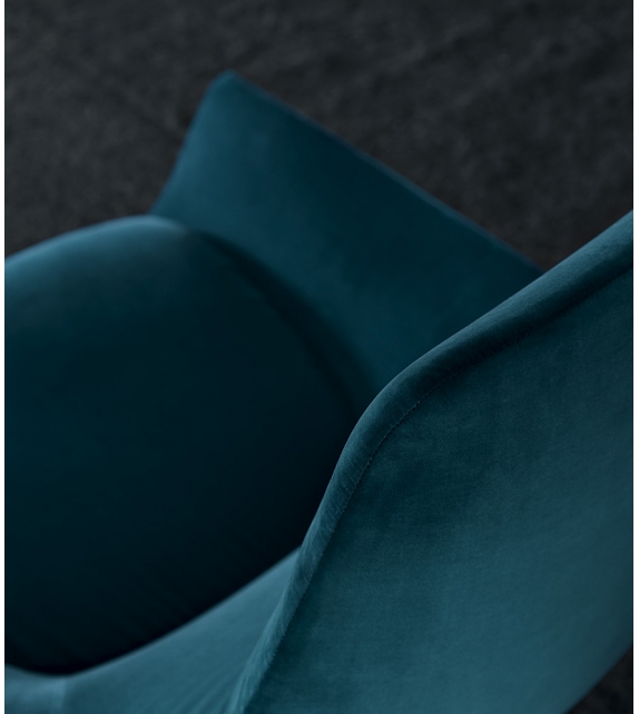 Ermes MisuraEmme Fauteuil avec Base en Bois