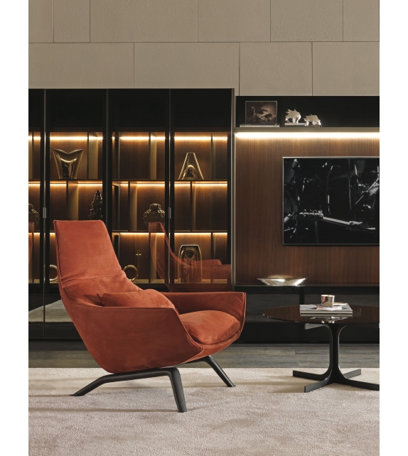 Ermes MisuraEmme Fauteuil avec Base en Bois