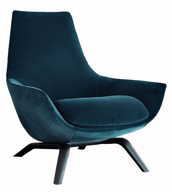 Ermes MisuraEmme Fauteuil avec Base en Bois
