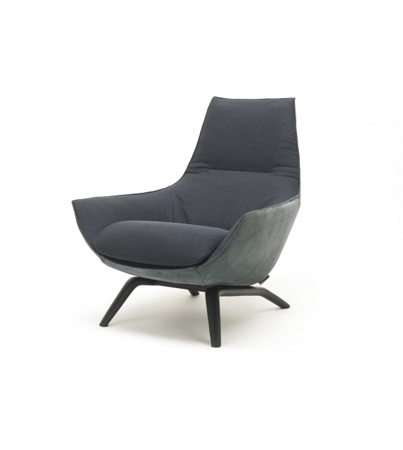 Ermes MisuraEmme Armchair with Wooden Base
