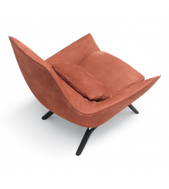 Ermes MisuraEmme Fauteuil avec Base en Bois