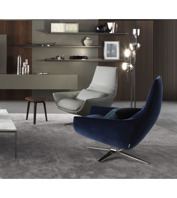 Ermes MisuraEmme Fauteuil avec Base de Métal