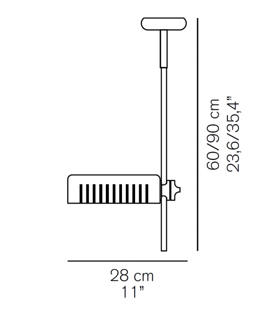 Colombo Lámpara de Pared Oluce