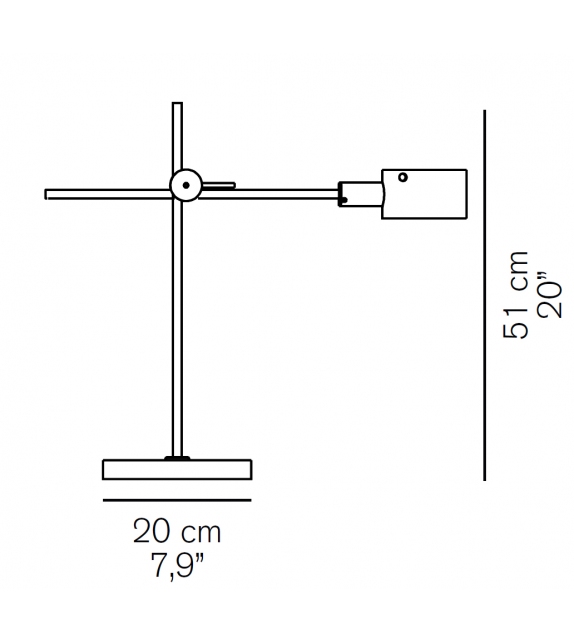 Mini Coupé Oluce Table Lamp
