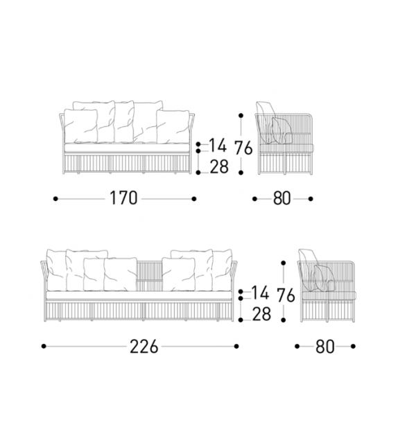 Tibidabo Sofa Varaschin