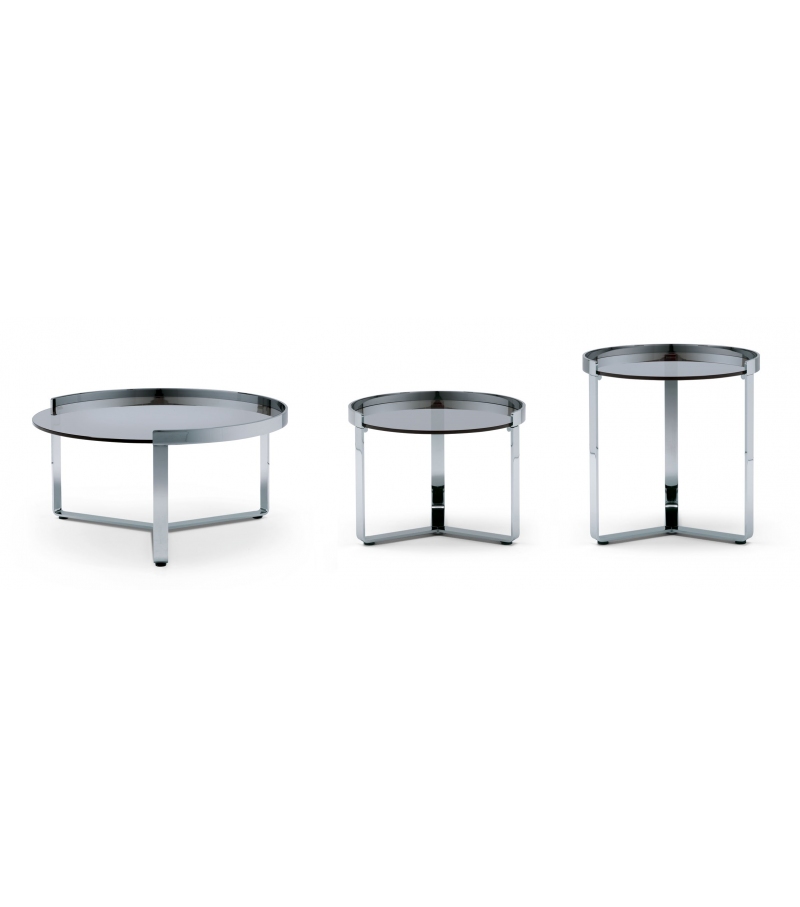 Ring MisuraEmme Couchtisch mit Glasplatte