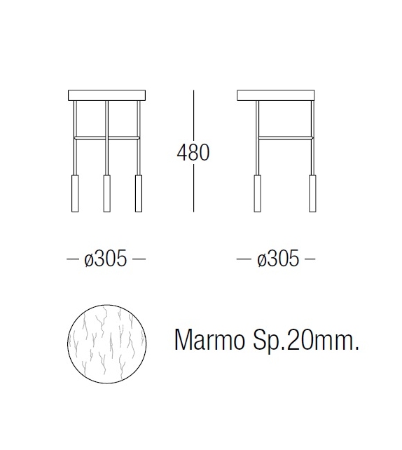 Sirius MisuraEmme Side Table