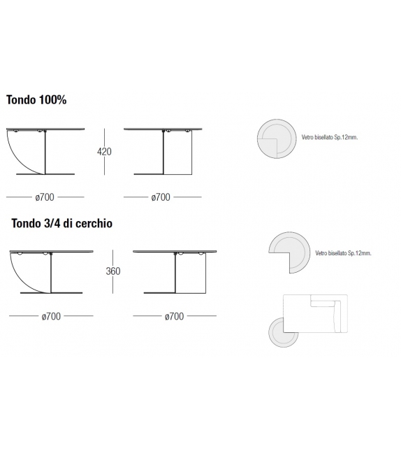 Rialto MisuraEmme Table Basse