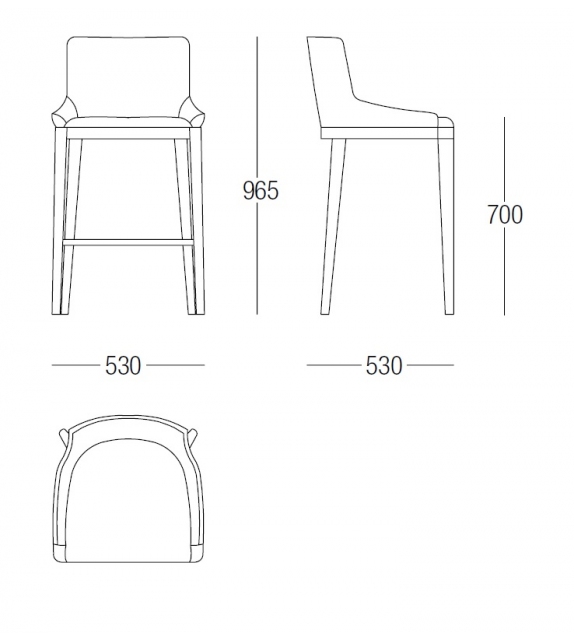 Cleò Stool MisuraEmme