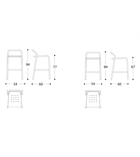 Noss Varaschin Tabouret