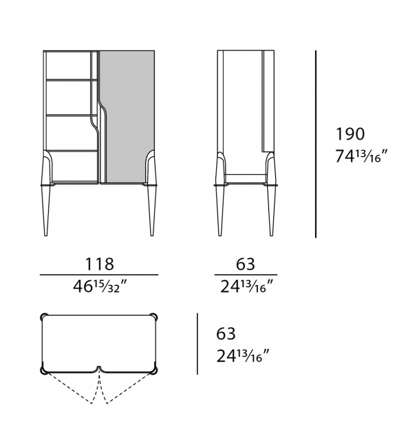 Melting Light Leather Turri Showcase