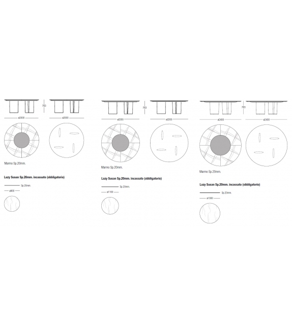 Ala Round MisuraEmme Table