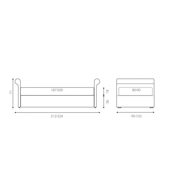 Camelia Mod. 31 Twils Einzelbett