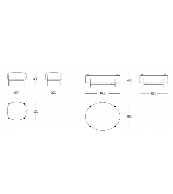 Pouf Virgin MisuraEmme