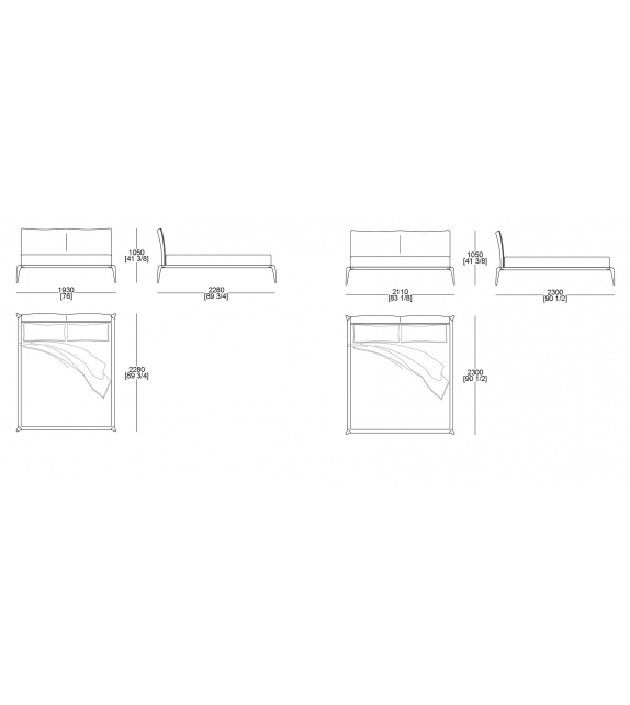 Margareth Bed MisuraEmme