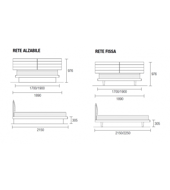 Giorgia Bed MisuraEmme