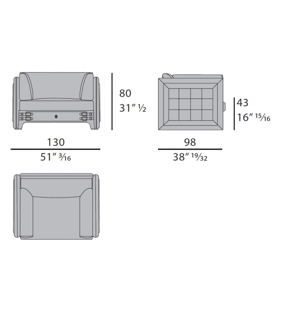 Numero Tre Turri Armchair