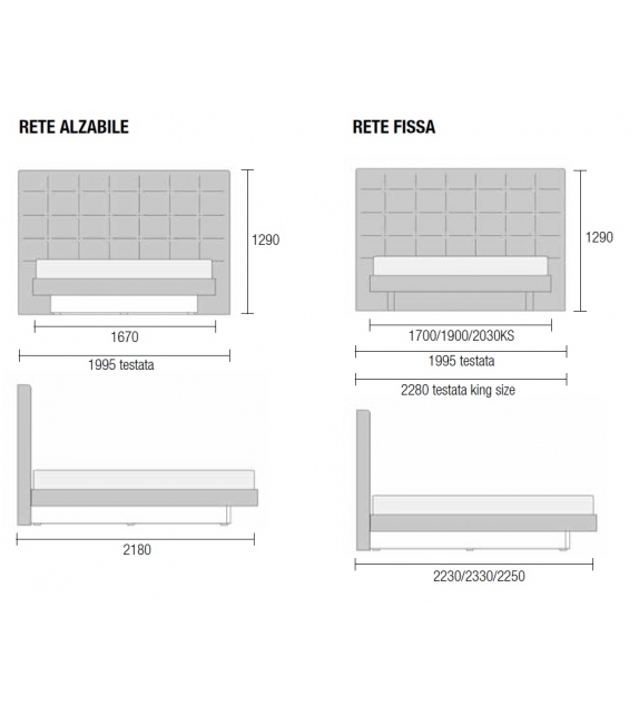 Frida Bed MisuraEmme