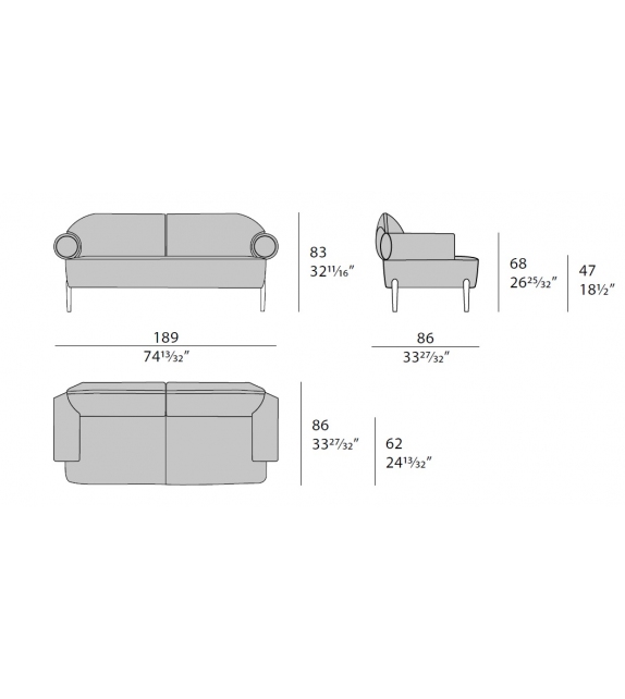 Silhouette Turri Sofa