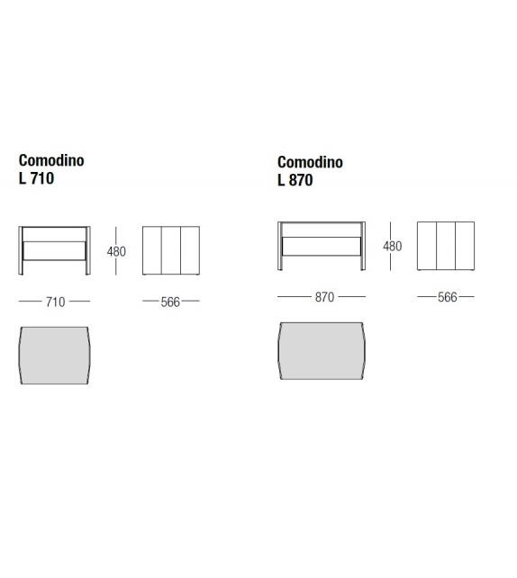 Milvian MisuraEmme Nachttisch