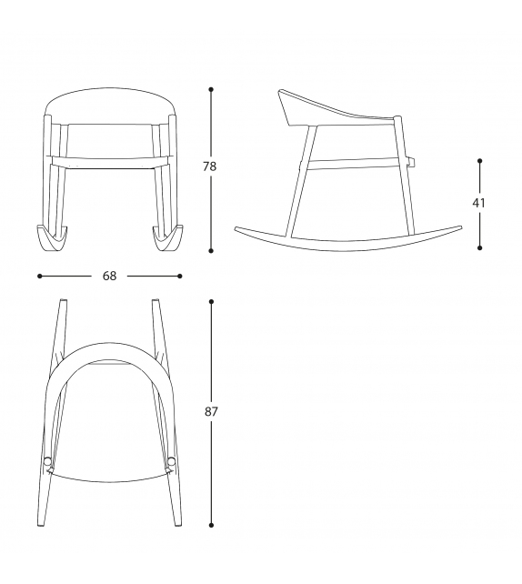 Clever Varaschin Fauteuil à Bascule