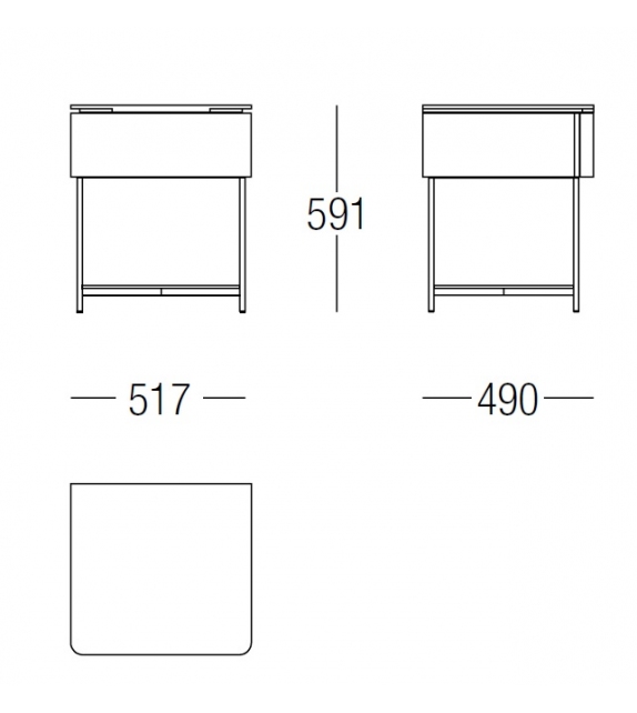 Lindo MisuraEmme Bedside Table