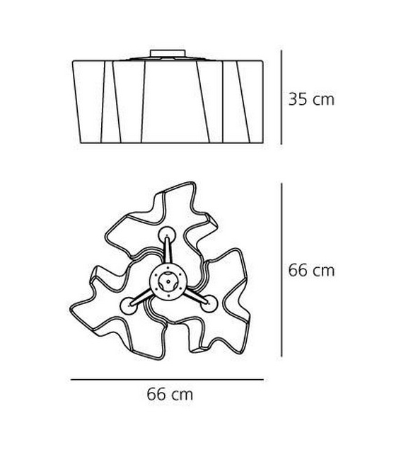 Logico 3x120° Artemide Plafond
