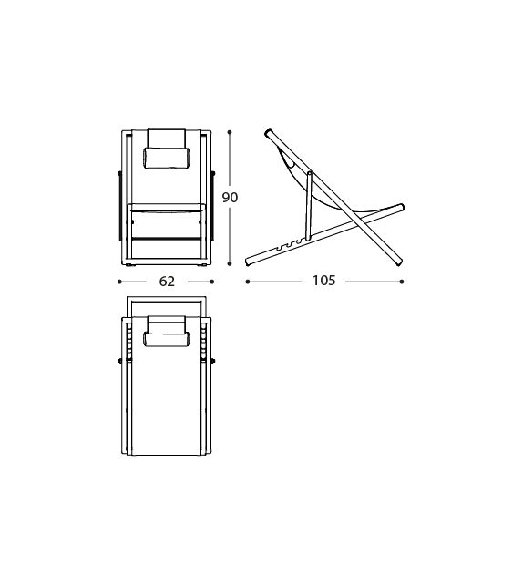 Clever Varaschin Deckchair