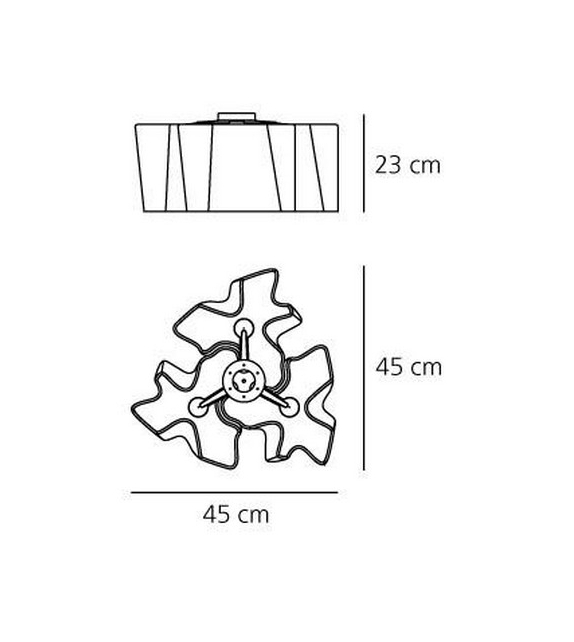 Logico Mini 3x120° Artemide Plafond