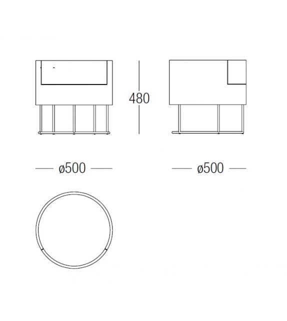 Shanghai MisuraEmme Table de Chevet