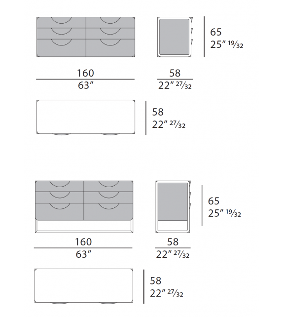 Milano Turri Cassettiera