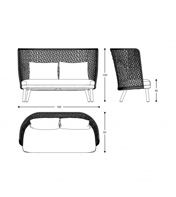 Emma Varaschin Hohen Sofa