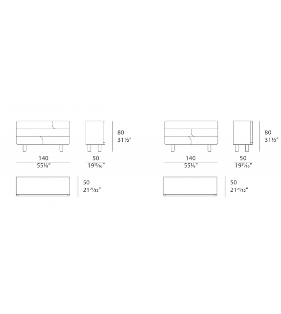 Soul Turri Cassettiera
