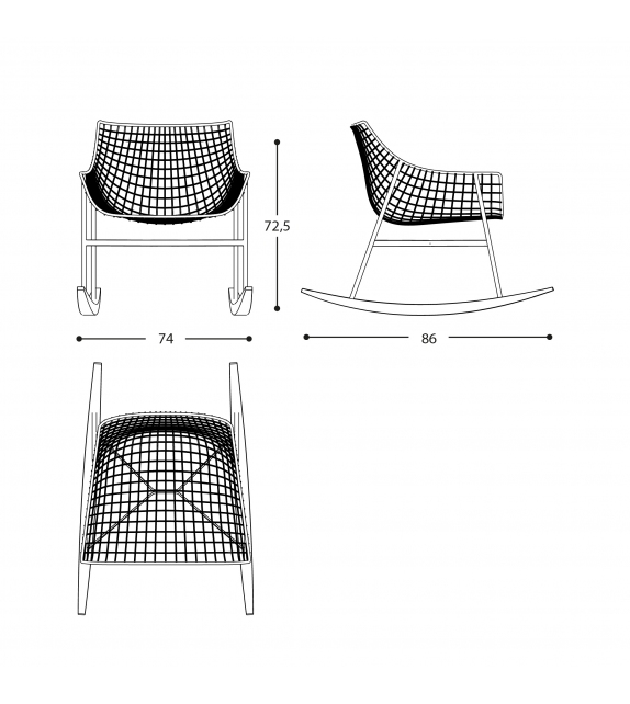 Summer Set Varaschin Rocking Armchair