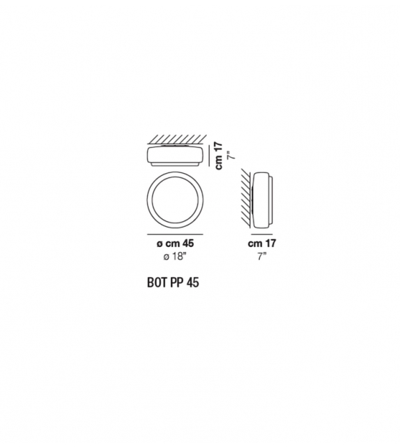 Bot Vistosi Lampada da Soffitto