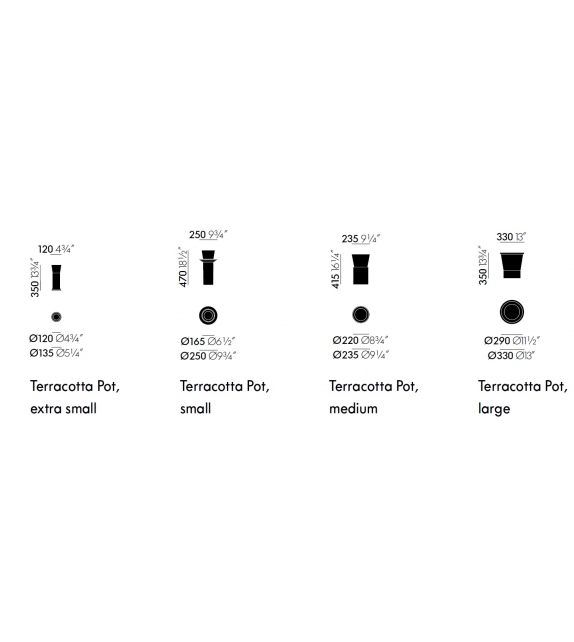 Terracotta Pots Vitra Vase