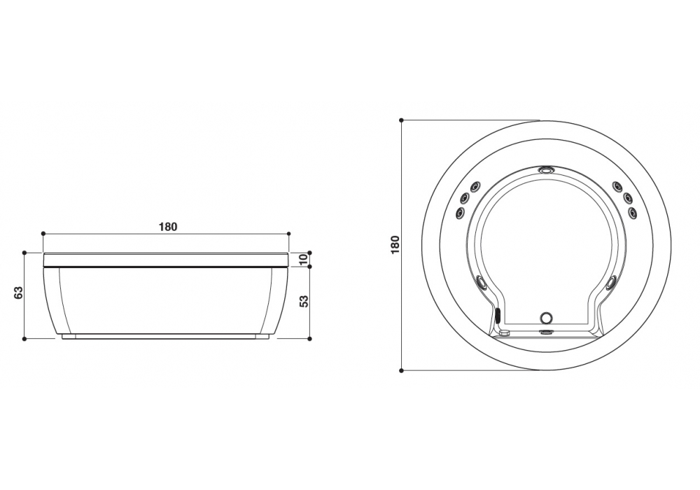 Nova Jacuzzi Bathtub Milia Shop