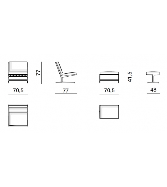 Paula Molteni&C Fauteuil