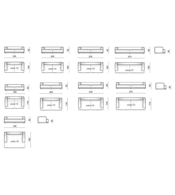 Augusto Molteni&C Sofa