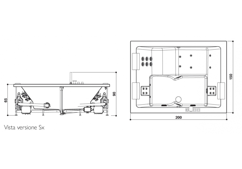 Sharp Jacuzzi Bathtub Milia Shop