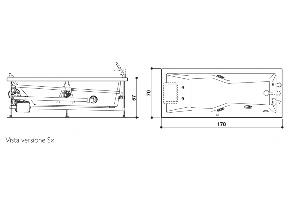 Energy Jacuzzi Bathtub Milia Shop
