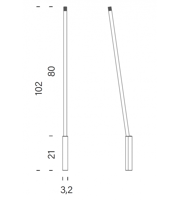 Miniflux Linea Nemo Wall Lamp