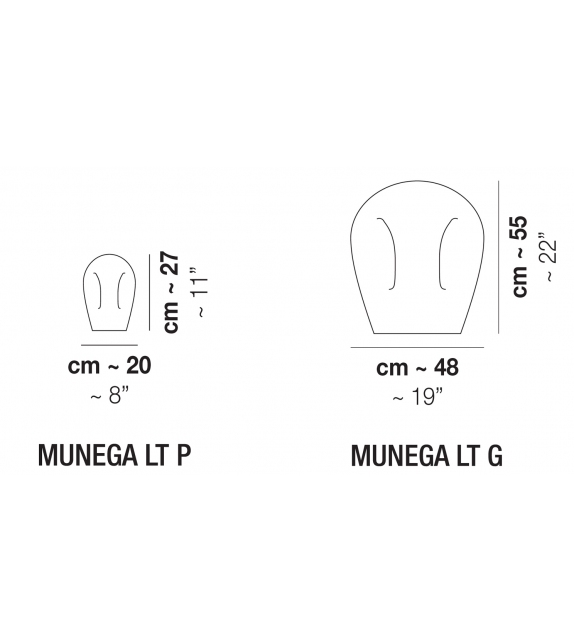 Munega LT Vistosi Lámpara de Mesa